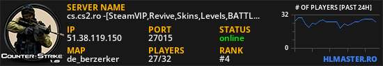 cs.cs2.ro -[SteamVIP,Revive,Skins,Levels,BATTLEPASS]