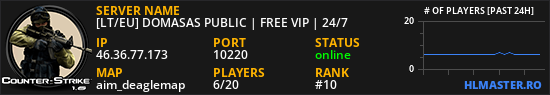 [LT/EU] DOMASAS PUBLIC | FREE VIP | 24/7
