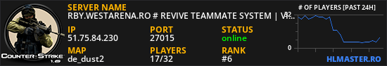 RBY.WESTARENA.RO # REVIVE TEAMMATE SYSTEM | VIP FREE